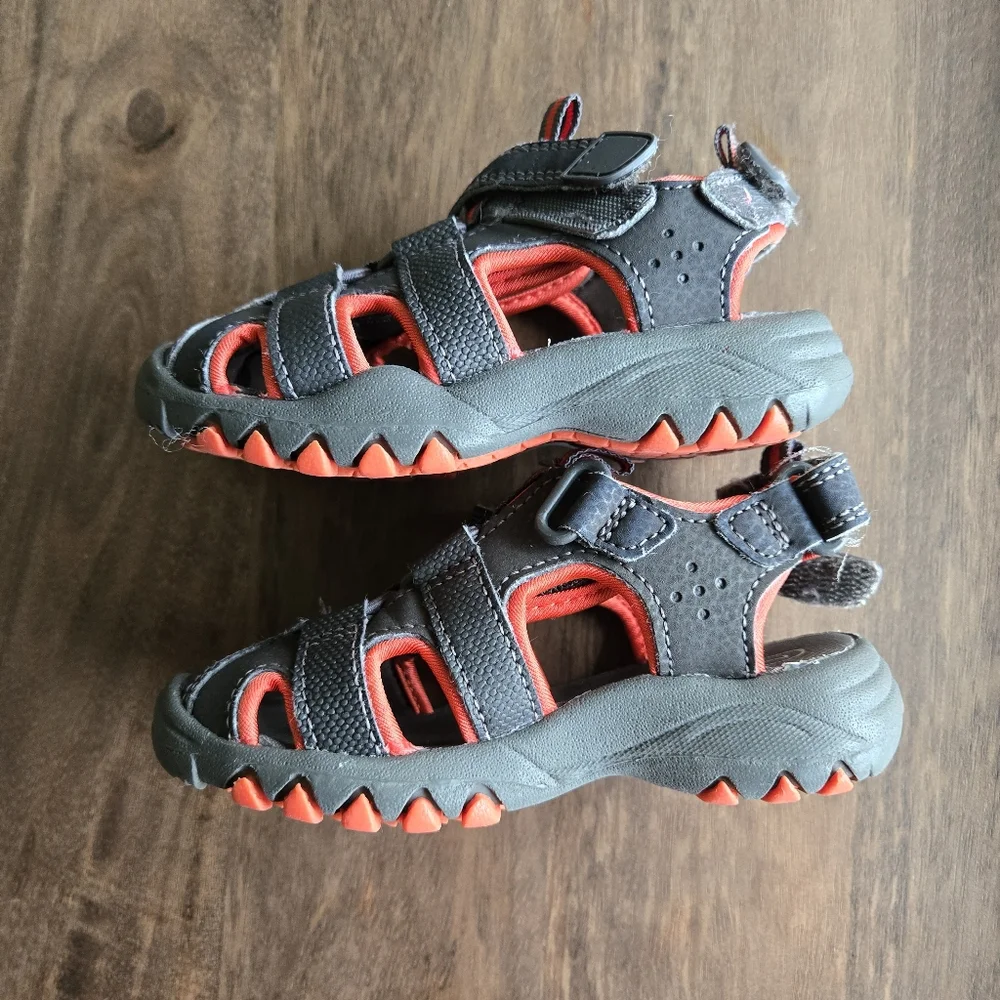 Carter's Gray and Orange Water Shoes for Outdoor Adventures